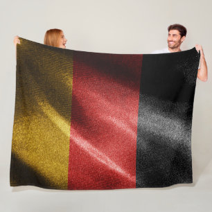 Germany silk flag fleece blanket