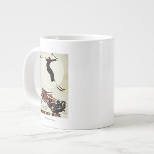 Germany - Skier Jumping Large Coffee Mug