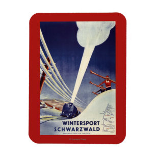 Germany - Skiing in the Black Forest Magnet