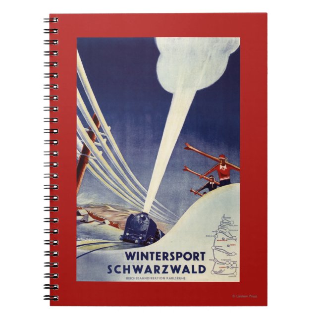 Germany - Skiing in the Black Forest Notebook (Front)