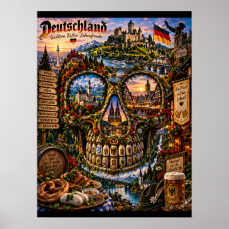 Germany Skull Art Print | State of Mind