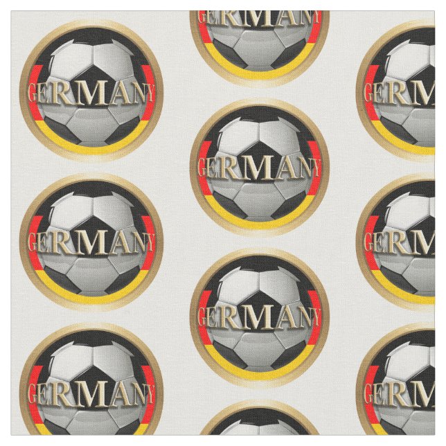 Germany Soccer Ball Fabric (Close Up)