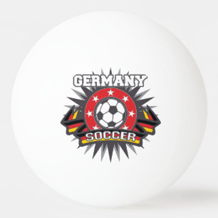 Germany Soccer Burst Ping Pong Ball