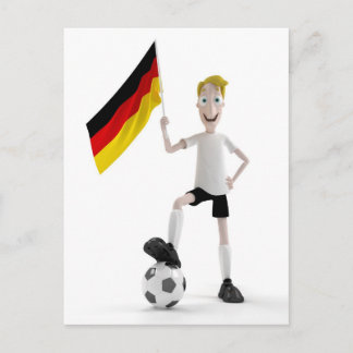 Germany soccer postcard