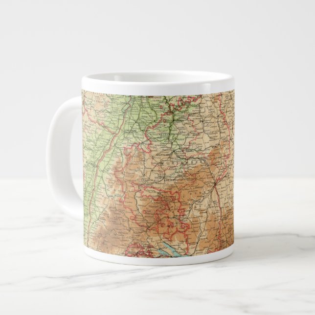 Germany southern section large coffee mug (Front Left)