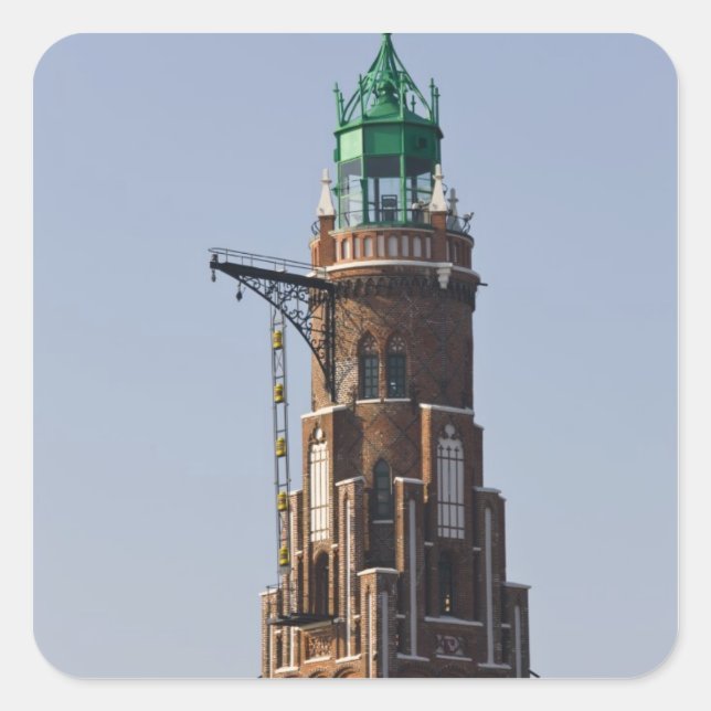 Germany, State of Bremen, Bremerhaven. Harbour Square Sticker (Front)