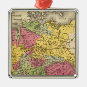 Germany, Switzerland, and Northern Italy Metal Ornament