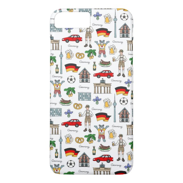 Germany | Symbols Pattern Case-Mate iPhone Case (Back)