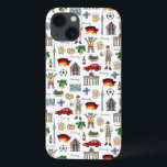 Germany | Symbols Pattern iPhone 13 Case<br><div class="desc">Hand drawn coloured symbols of Germany. | © and ® Bigstock® - All Rights Reserved.</div>