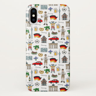 Germany | Symbols Pattern iPhone X Case