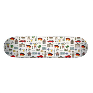 Germany | Symbols Pattern Skateboard
