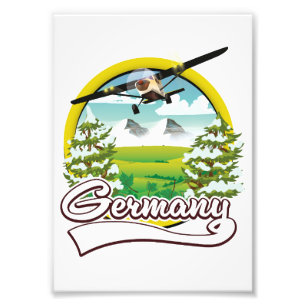 Germany Travel logo Photo Print