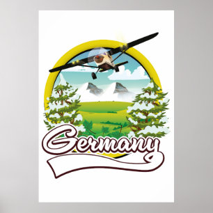 Germany Travel logo Poster