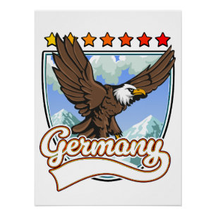 Germany Travel patch Poster