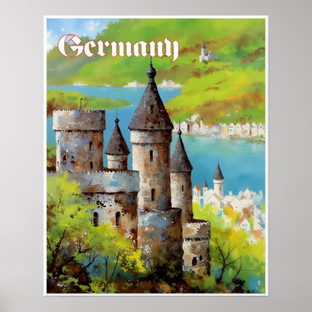 Germany Travel Poster  (Front)