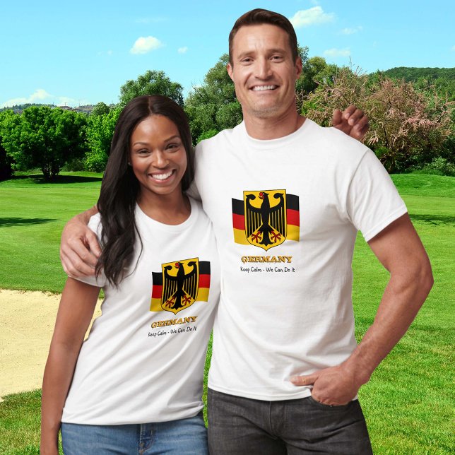 Germany Tshirt, Keep Calm, Patriotic German Flag T-Shirt (Creator Uploaded)