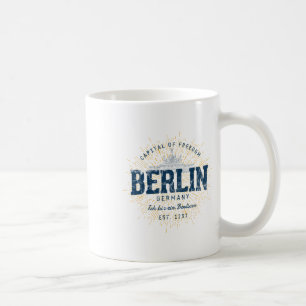 Germany Vacation Souvenir Vintage Berlin  Coffee Mug