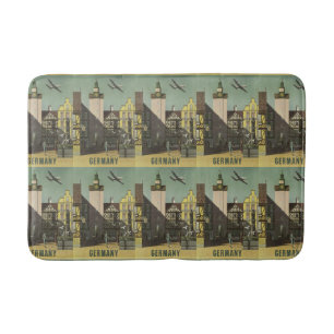 GERMANY Vintage Travel bath mats