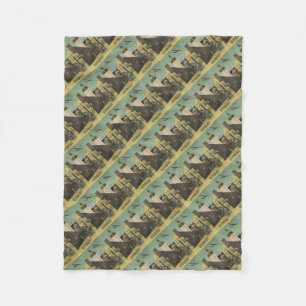 GERMANY Vintage Travel fleece blankets
