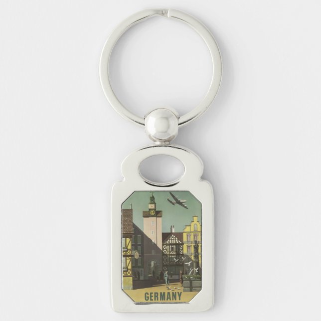 GERMANY Vintage Travel key chain (Front)