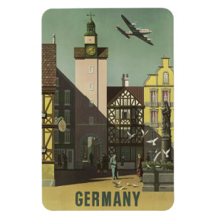 GERMANY Vintage Travel magnet