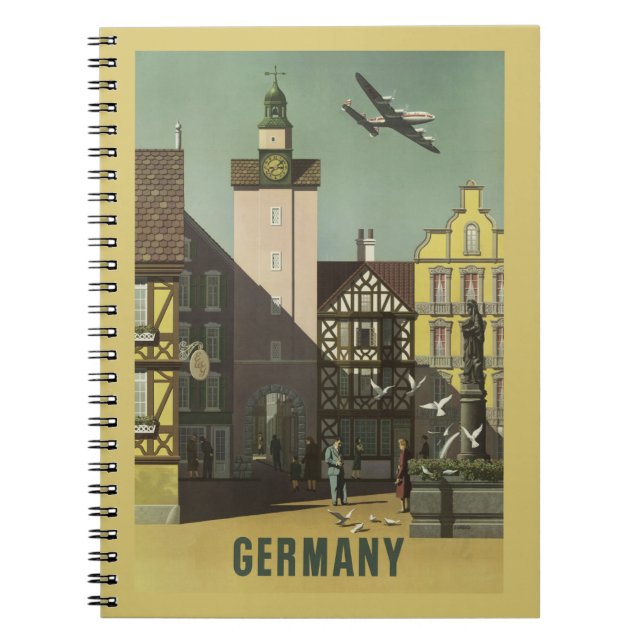 GERMANY Vintage Travel notebook (Front)