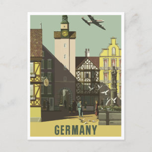 Germany Vintage Travel Postcard
