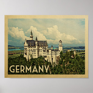 Germany Vintage Travel Poster