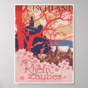 Germany Vintage Travel Poster