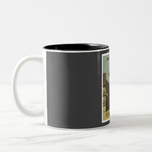 Germany Vintage Travel Two-Tone Coffee Mug