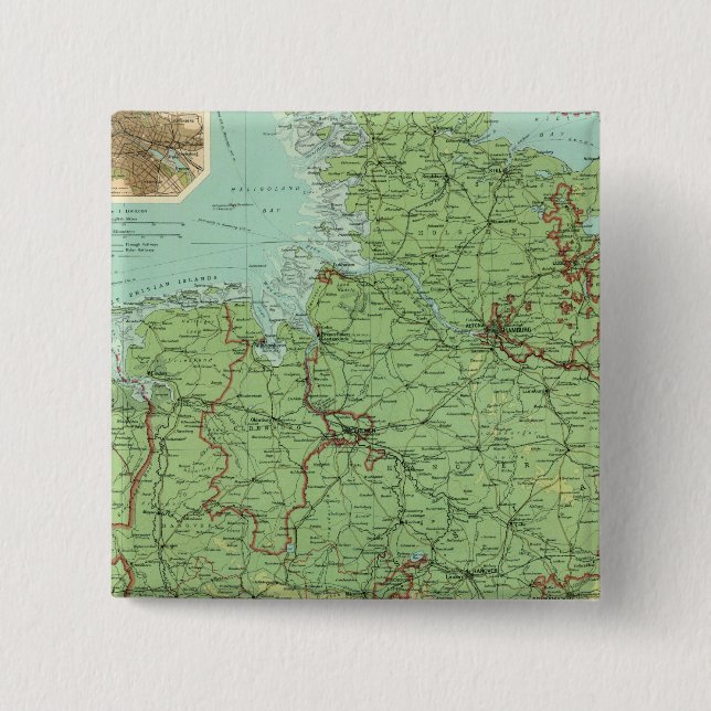 Germany western section 15 cm square badge (Front)