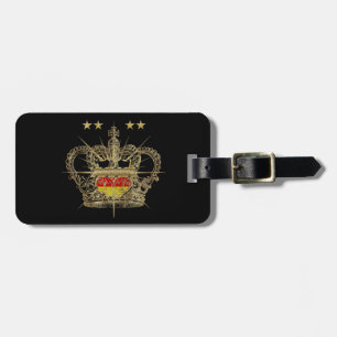 Germany World Champions 4 star German Flag Luggage Tag
