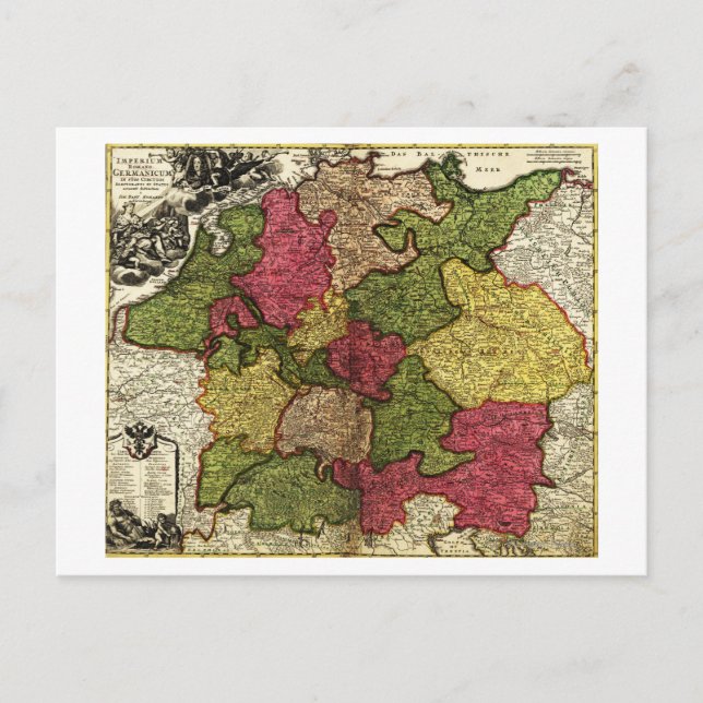 GermanyPanoramic MapGermany Postcard (Front)