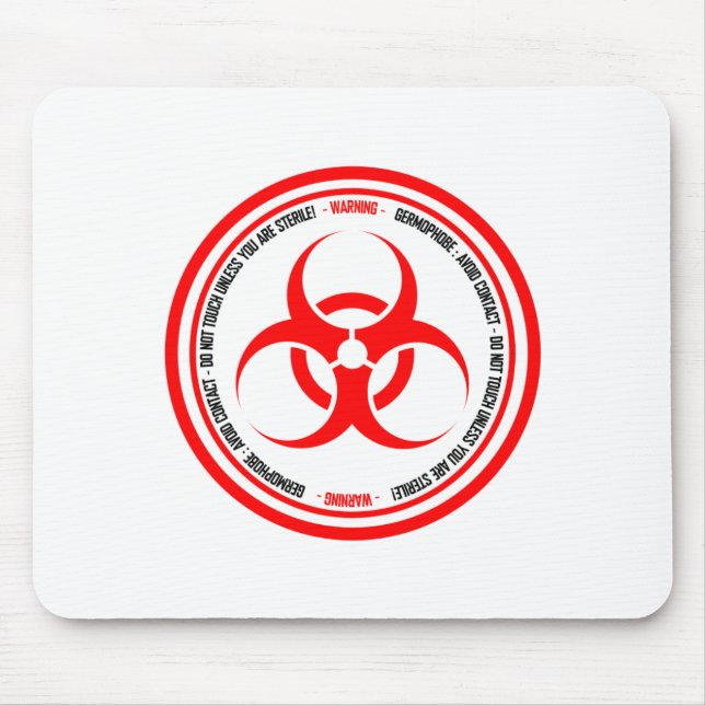 Germophobe Mouse Pad (Front)