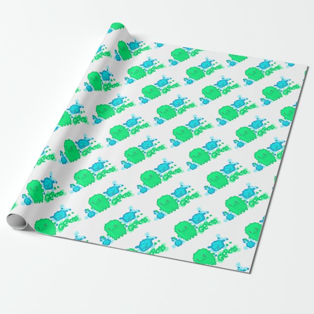 Germs! Wrapping Paper (Unrolled)