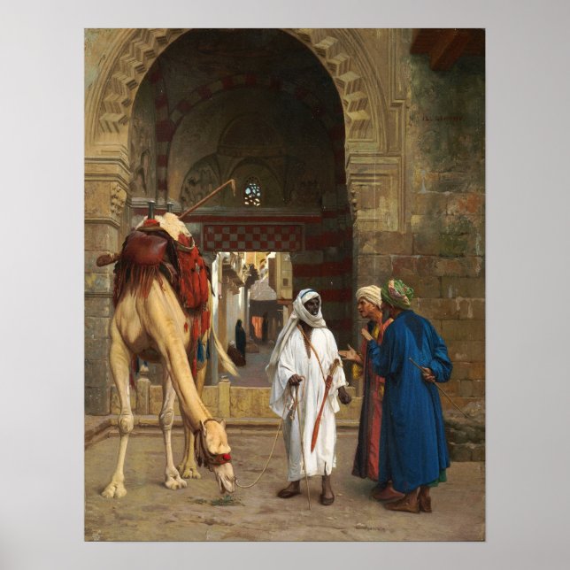 Gérôme - Arab Dispute 1871 Poster (Front)