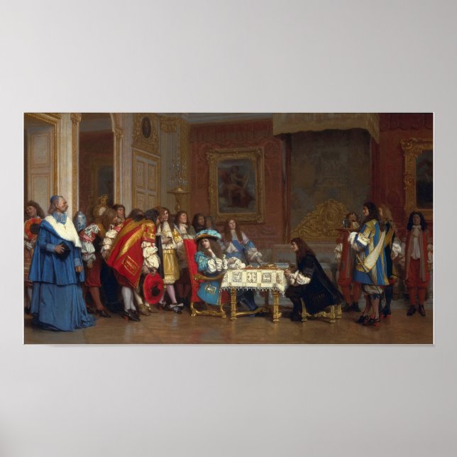 Gérôme - Louis XIV And Moliere Poster (Front)