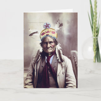 Geronimo, age 74 card