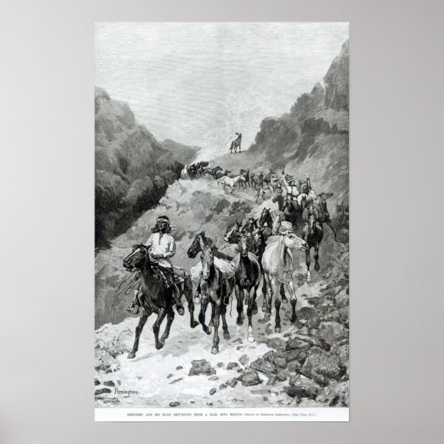 Geronimo and his Band Poster (Front)