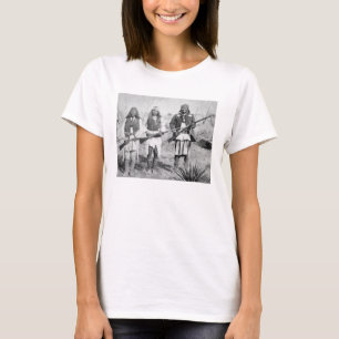 Geronimo and three of his Apache warriors, 1886 (b T-Shirt