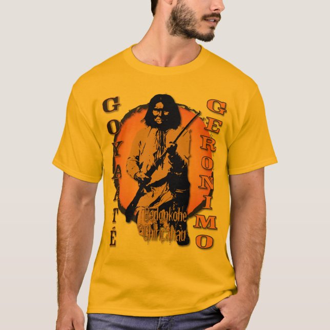 Geronimo Bedonkohe Chiricahua Leader T-Shirt (Front)