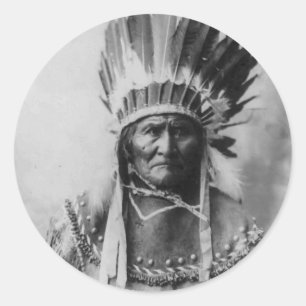 Geronimo Classic Round Sticker
