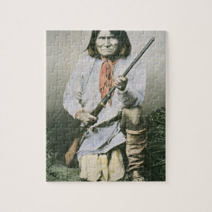 Geronimo (coloured photo) jigsaw puzzle