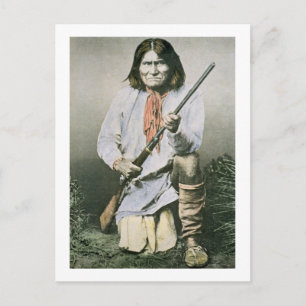 Geronimo (coloured photo) postcard