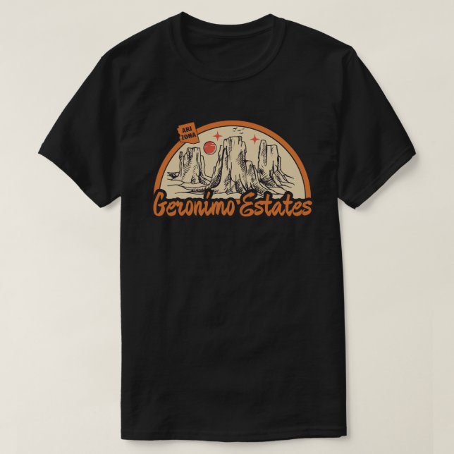 Geronimo Estates, Arizona T-Shirt (Design Front)