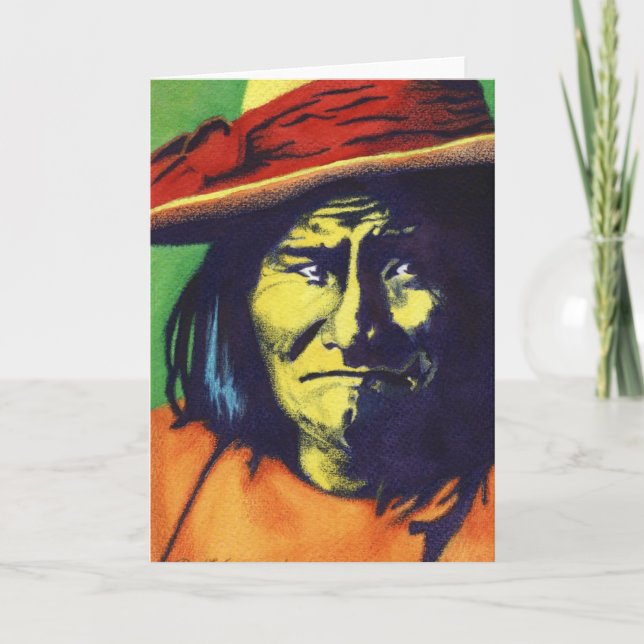 Geronimo Greeting Card (Front)