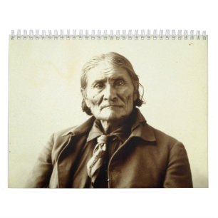 Geronimo (Guiyatle) Apache Native American Indian Calendar