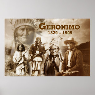 Geronimo of the Chiricahua Apache Poster