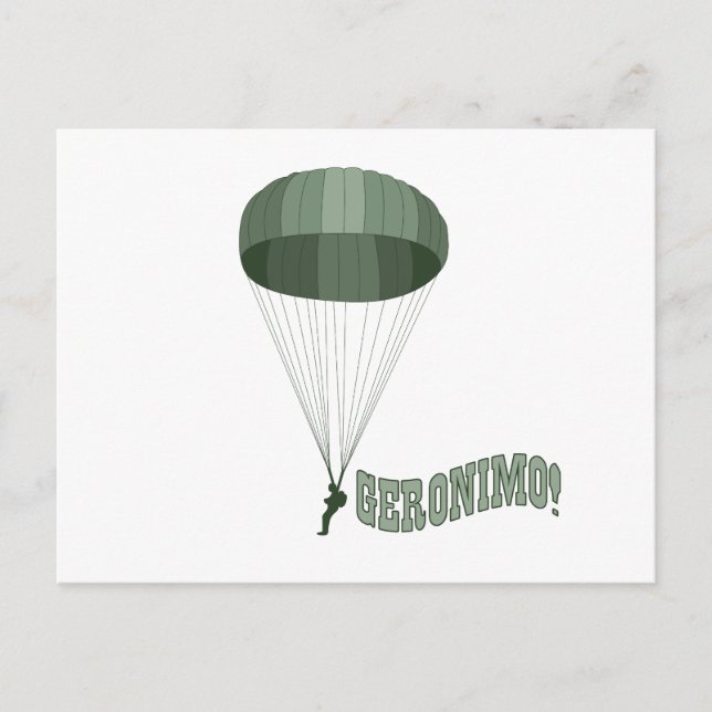 Geronimo! Postcard (Front)