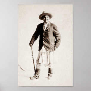 Geronimo Standing Portrait - 1904 Poster
